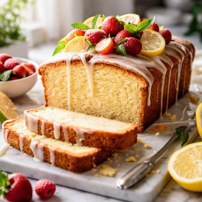 Image of The Most Ultimate Buttery Cream Cheese Pound Cake