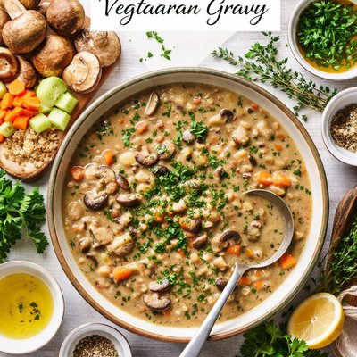 Image of The Never Enough Mushroom Vegetarian Gravy