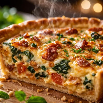Image of The Old Barn Inn Breakfast Brunch Quiche