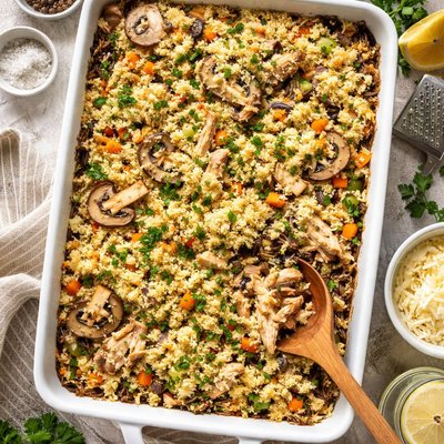 Image of The One Only Wild Rice Chicken Casserole