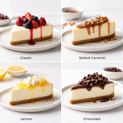 Image of The Philly 3 Step Cheesecake with Variations