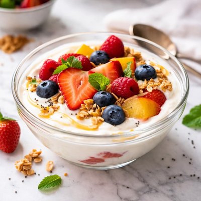 Image of The Simplest Fruit Yogurt Dessert Ever