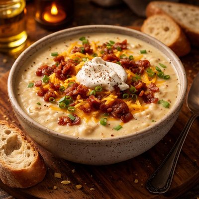 Image of The Ultimate Loaded Baked Potato Soup