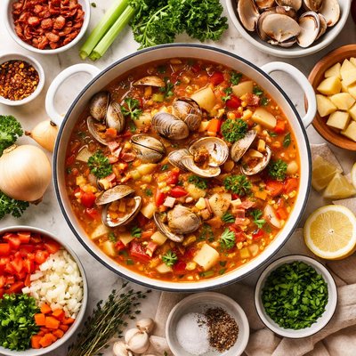 Image of The Ultimate Manhattan Clam Chowder