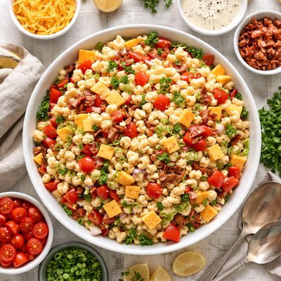 Image of The Worlds Best Macaroni and Cheese Salad