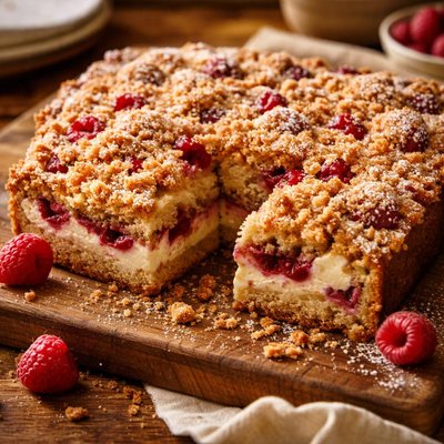Image of They Won T Know Raspberry Coffee Cake