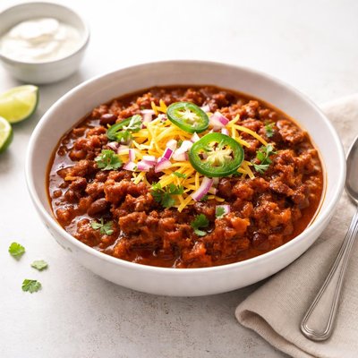 Image of Thick and Chunky Crock Pot Game Day Chili