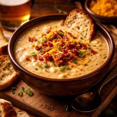 Image of Thick Beer Cheese Soup