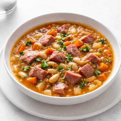 Image of Thick Ham and Bean Soup