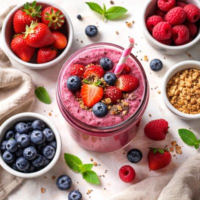 Image of Thick Mixed Berry Smoothie