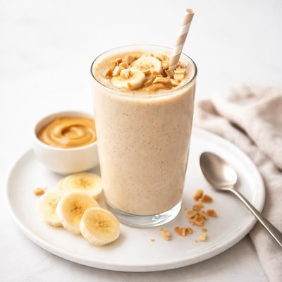 Image of Thick N Creamy Peanut Butter Banana Smoothie