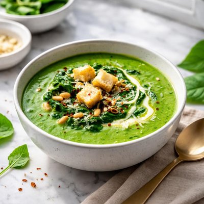 Image of Thick Spinach Soup