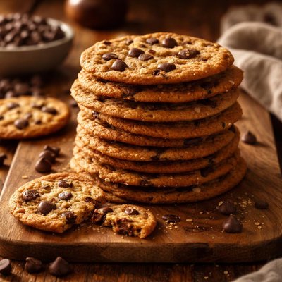 Image of Thin and Crispy Chocolate Chip Cookies