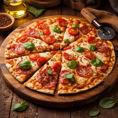 Image of Thin Cracker Crust Pizza