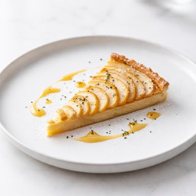 Image of Thin Creamy Apple Tart