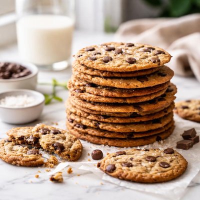 Image of Thin Crisp Chocolate Chip Cookies