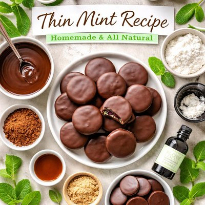 Image of Thin Mint Recipe Homemade and All Natural