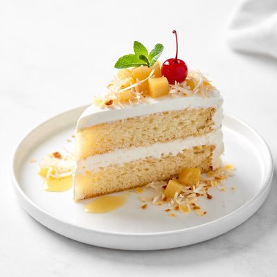 Image of This Cake Almost Tastes Like a Pina Colada