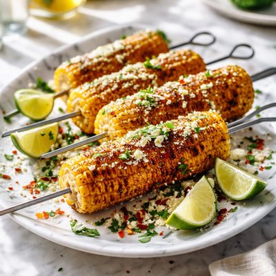Image of Threading Corn on the Cob