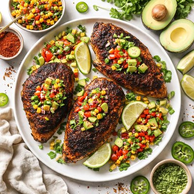 Image of Three Alarm Blackened Chicken