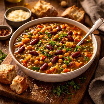 Image of Three Bean and a Pea Soup