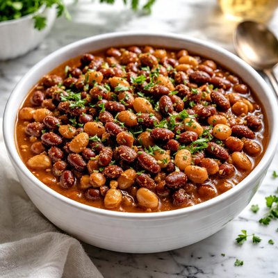 Image of Three Bean Baked Beans Oven or Crock Pot