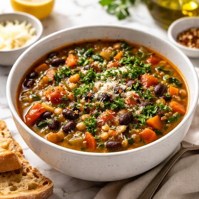 Image of Three Bean Lentil Soup