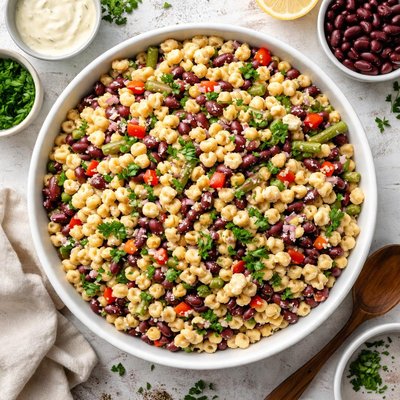 Image of Three Bean Macaroni Salad