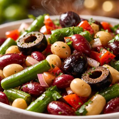 Image of Three Bean Salad with Olives