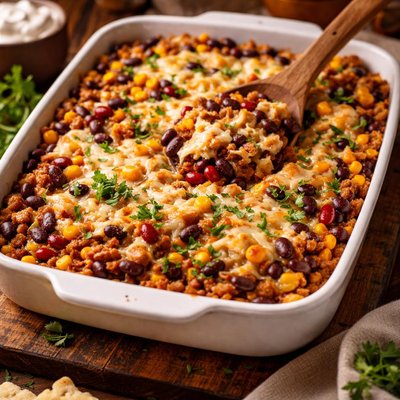 Image of Three Bean Turkey Burger Bake