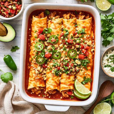 Image of Three Cheese Chicken Enchiladas