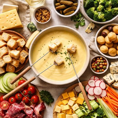 Image of Three Cheese Fondue