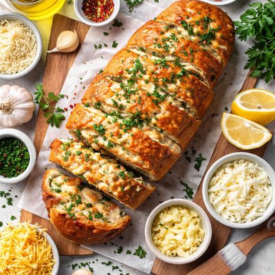 Image of Three Cheese Garlic Loaf Abm