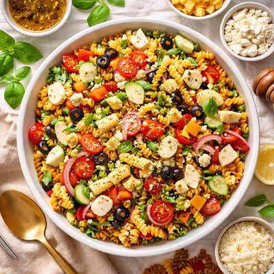 Image of Three Cheese Pasta Salad