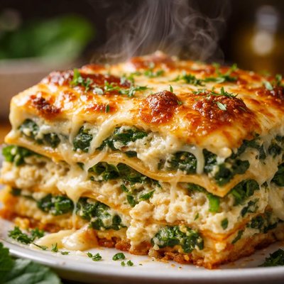 Image of Three Cheese Spinach Lasagna