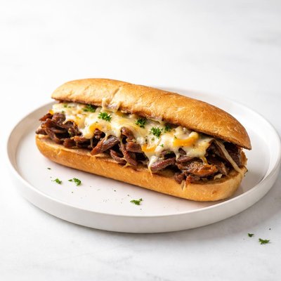Image of Three Cheese Steak Sandwich
