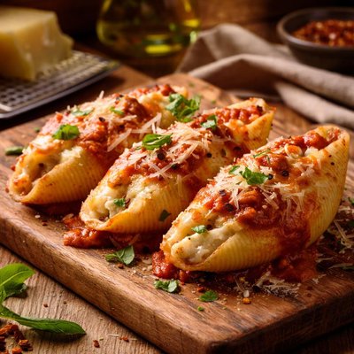 Image of Three Cheese Stuffed Shells Italiano