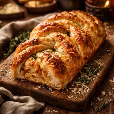 Image of Three Cheese Twist Bread Abm
