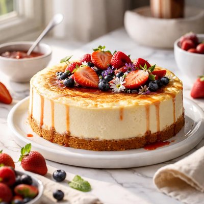 Image of Three Cities of Spain Cheesecake