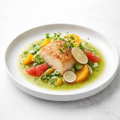 Image of Three Citrus Iced Green Tea Art Smith