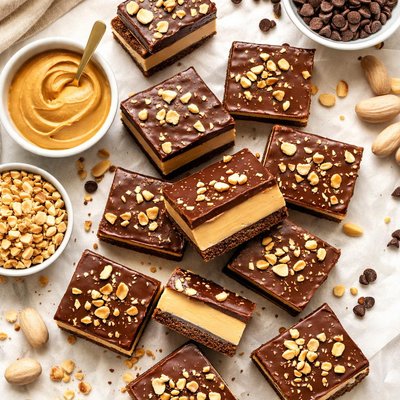 Image of Three Layer Peanut Butter Bars