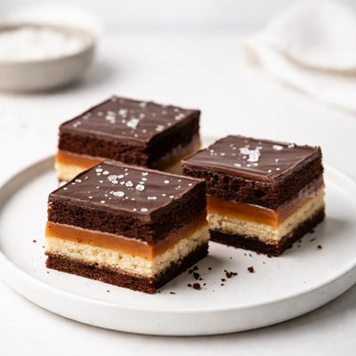 Image of Three Layer Shortbread Brownies