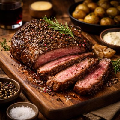 Image of Three Pepper Rib Eye Steak