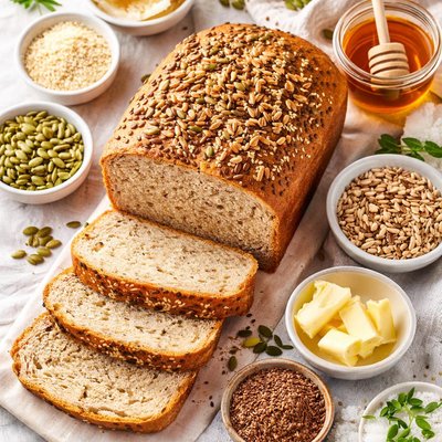 Image of Three Seed Bread for Bread Maker Abm