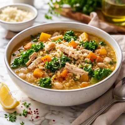 Image of Throw Together Chicken Harvest Soup