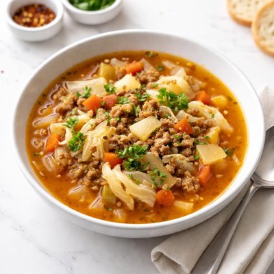 Image of Throw Together Crock Pot Cabbage Soup