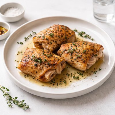 Image of Thyme Baked Chicken Thighs