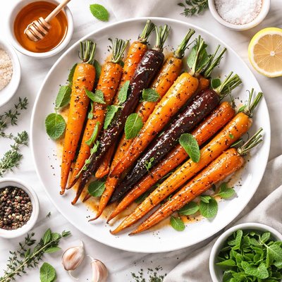 Image of Thyme or Mint Glazed Carrots