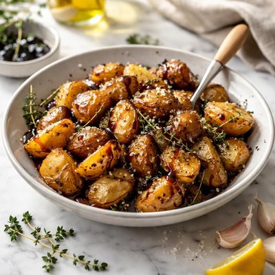 Image of Thyme Roasted Potato W Balsamic Vinegar