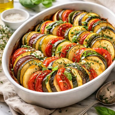 Image of Tian D Ete Provencale Style Summer Vegetable Roast